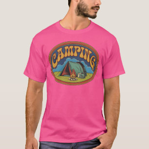 Vintage Campingent Bonfire retro T-Shirt