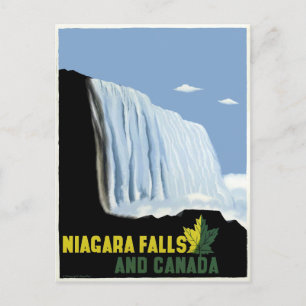 Vintage Canada and Niagara Falls Travel Postcard