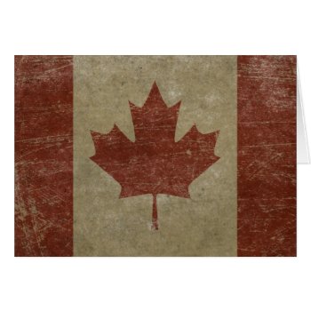 Vintage Canada Flag by staticnoise at Zazzle