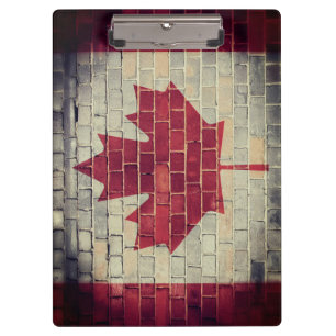 Vintage Canada flag Clipboard