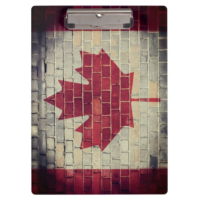 Vintage Canada flag Clipboard (Front)