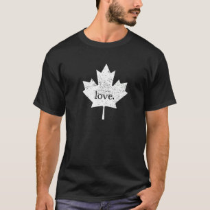 Vintage Canada Love Maple Leaf Canadian Roots 1 T-Shirt