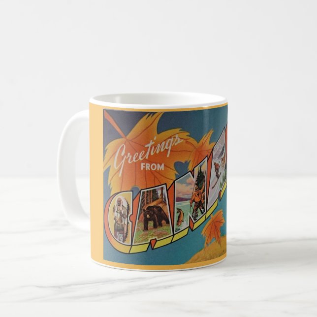 Vintage Canada Mug (Front Left)