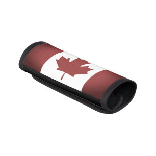 Vintage Canadian flag of Canada custom velcro Luggage Handle Wrap