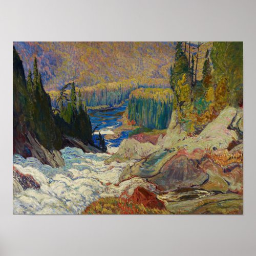 Vintage Canadian J E H Jackson Landscape Art Poster