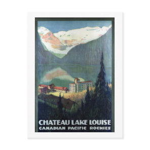 Vintage Canadian Pacific Rockies Lake Louise Postcard