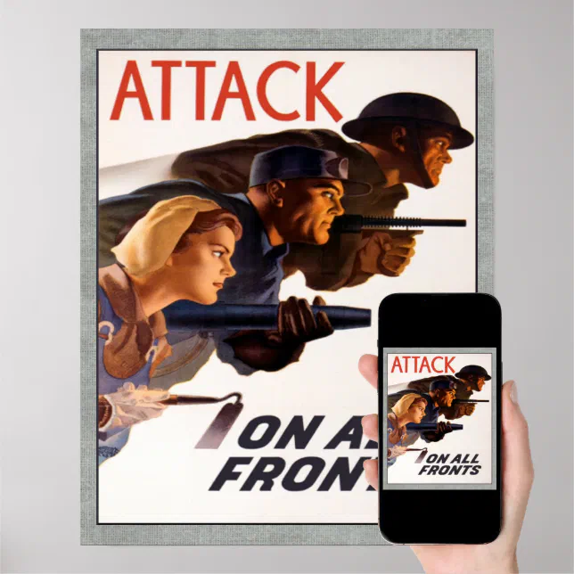 Attack On All Fronts Poster