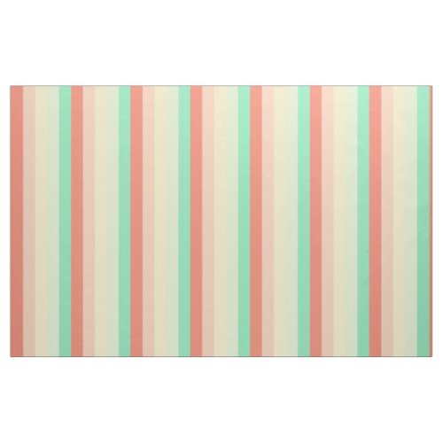 Vintage Candy Jar Palette Stripes Fabric