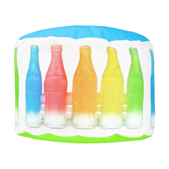 Vintage Candy Pouf (Front)