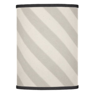 Vintage Candy Stripe Dove Gray Primitive Grunge Lamp Shade