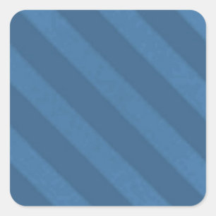 Vintage Candy Stripe Wallpaper Powder Blue Grunge Square Sticker