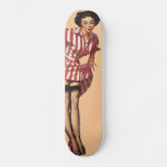 Vintage Candy Striper Pin Up Girl Skateboard Deck at Zazzle