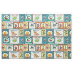 Vintage canned goods-Fruit labels Fabric