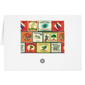 Vintage canned goods-Vegetables labels (Back Horizontal)