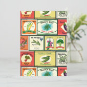 Vintage canned goods-Vegetables labels (Standing Front)