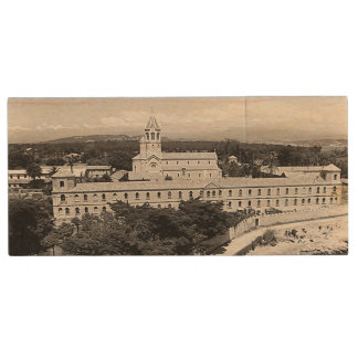 Vintage Cannes Saint-Honorat island monastery Wood Flash Drive