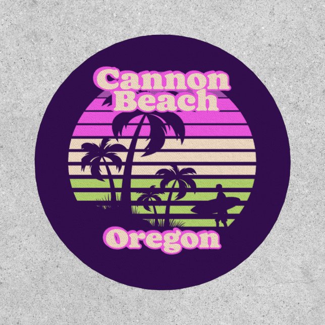 Vintage Cannon Beach Oregon Patch (Front)