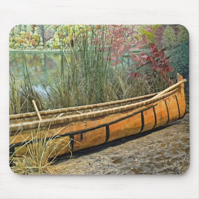 Vintage Canoe Mouse Pad (Front)