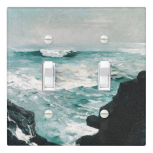 Vintage Canon Rock (1895) by Winslow Homer Light Switch Cover