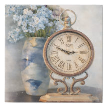 Vintage Canvas Art French Country Floral