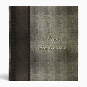 Vintage Canvas Family Photo Album 3 Ring Binder