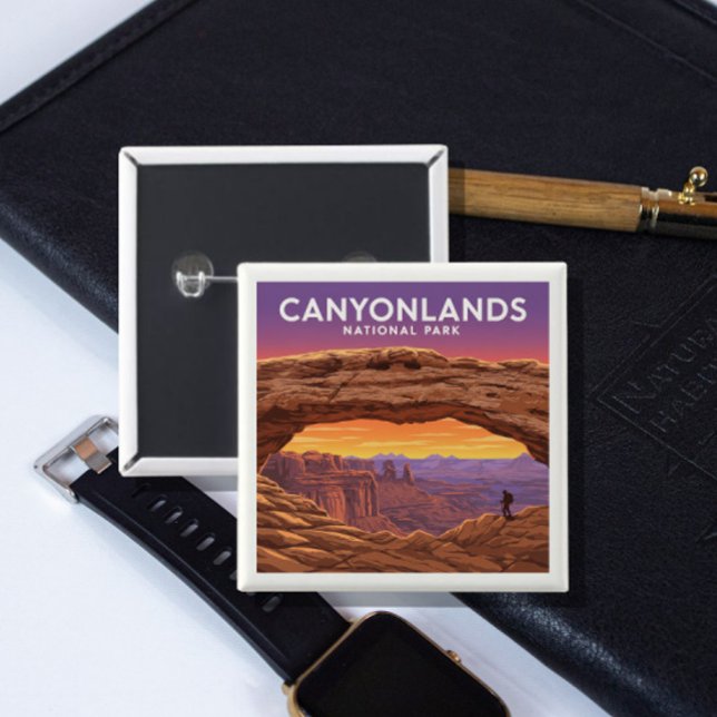 Vintage Canyonlands National Park Button (Creator Uploaded)