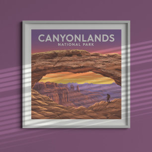 Vintage Canyonlands National Park Poster