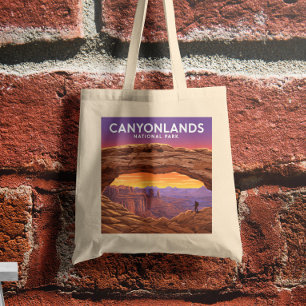 Vintage Canyonlands National Park Tote Bag