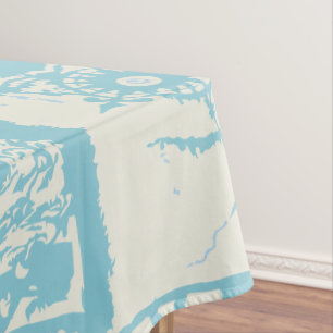 Vintage Cape Cod Map Tablecloth