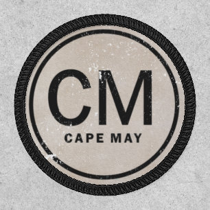 Vintage Cape May New Jersey CM NJ Beach Tag Patch