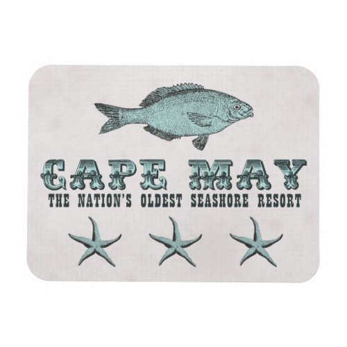 Vintage Cape May Seashore Resort Magnet
