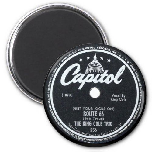 Vintage_Capitol Record Label Magnet