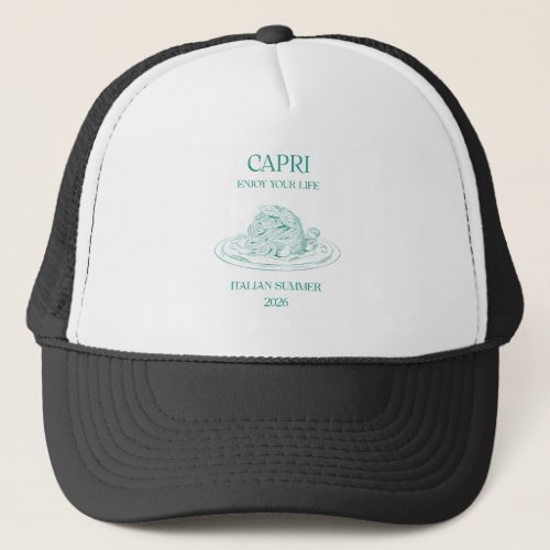 Vintage Capri Italian Summer 2026 Custom Hat