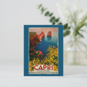 Vintage Capri Italian Travel Advertisement Paint (Standing Front)