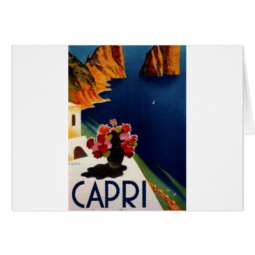 Vintage Capri Italy Travel