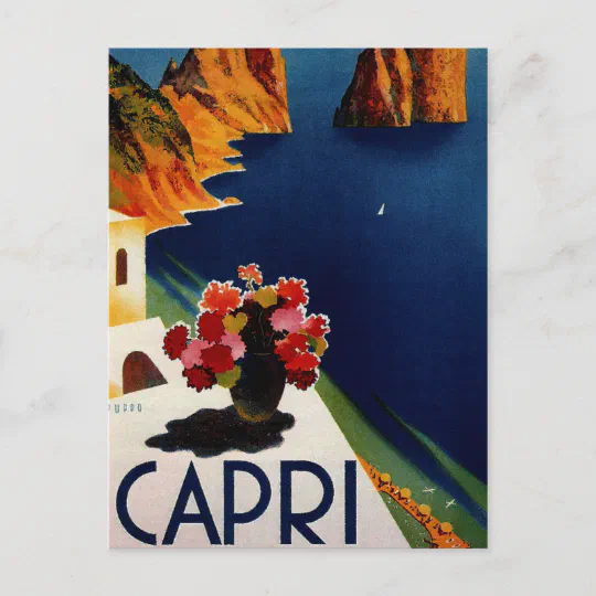 Details about   *Capri Italy Panorama dalla Terrazza della Funicolare Vintage Photo Postcard C81 