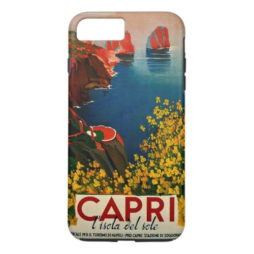 Vintage Capri LIsola del Sole Italy iPhone 8 Plus7 Plus Case