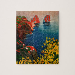 Vintage Capri L'Isola del Sole Italy Jigsaw Puzzle