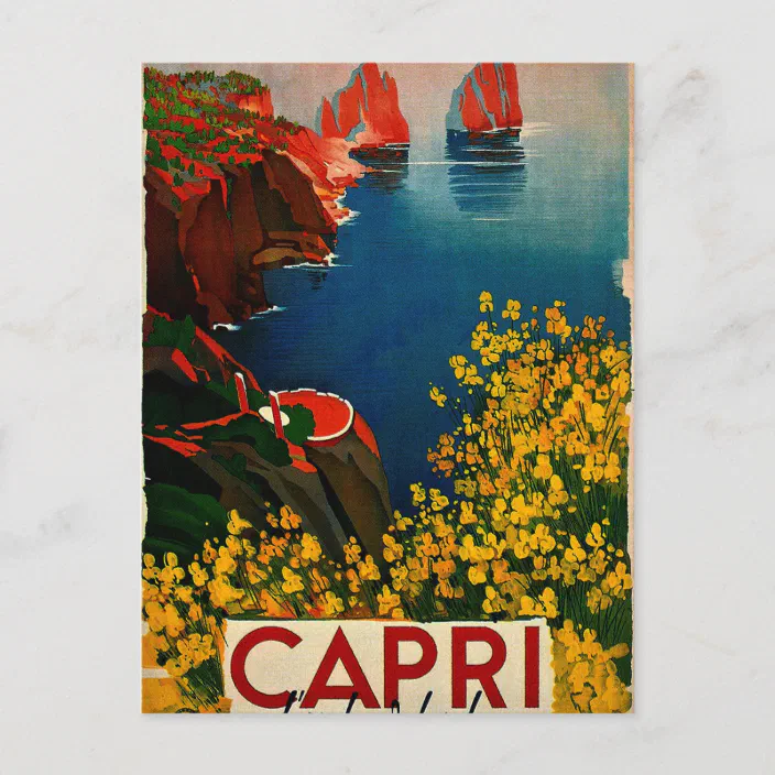 Details about   *Capri Italy Panorama dalla Terrazza della Funicolare Vintage Photo Postcard C81 