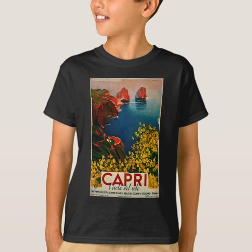 Vintage Capri LIsola del Sole Italy T_Shirt
