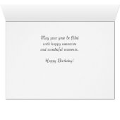 Vintage Car 092 Birthday Card (Inside Horizontal (Bottom))