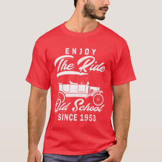 Vintage car 1953 70th birthday present men gift gi T-Shirt