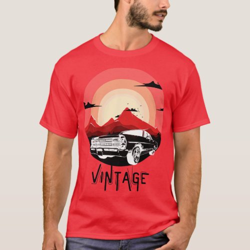 Vintage car 80s 14 T_Shirt