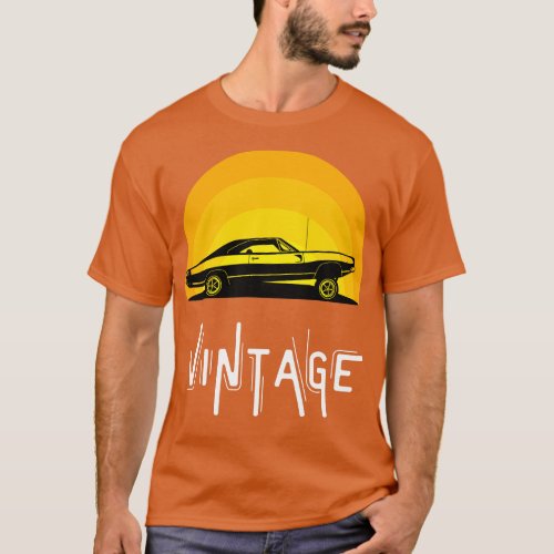 Vintage car 80s 1 T_Shirt