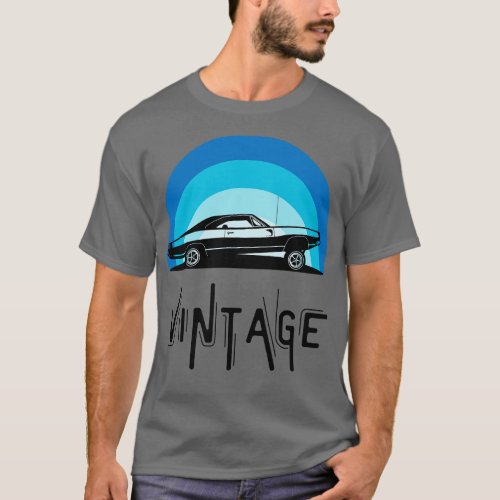 Vintage car 80s 4 T_Shirt
