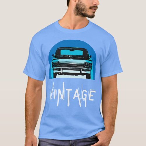Vintage car 80s 6 T_Shirt
