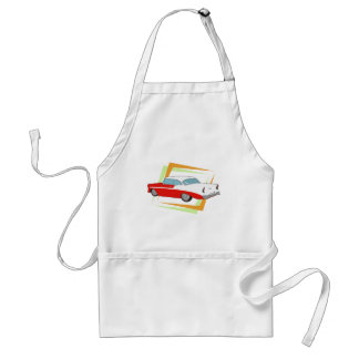 Vintage Car Adult Apron