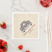 vintage, car, antique cars,Cocktail Paper Napkins | Zazzle