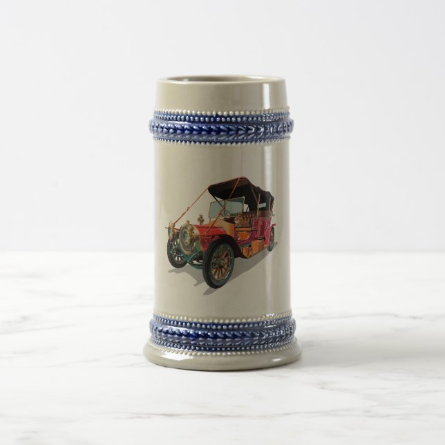 Vintage car beer stein (Center)