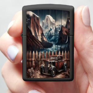 Vintage Car by Mountain Lake Zippo Lighter